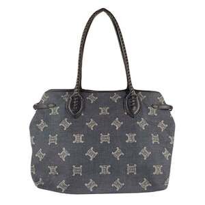 CHRISTIAN DIOR Silver Lambskin Leather Shoulder Bag